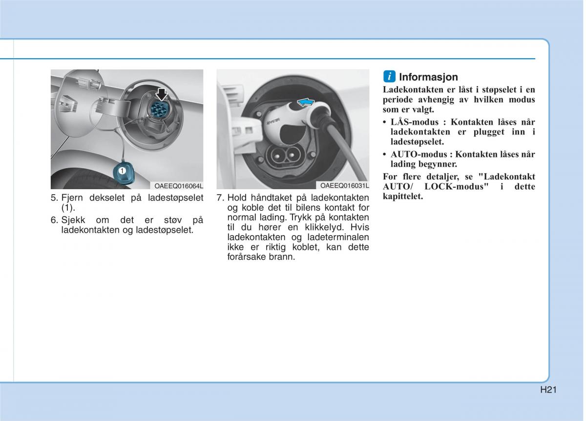 Hyundai Ioniq Electric bruksanvisningen / page 28