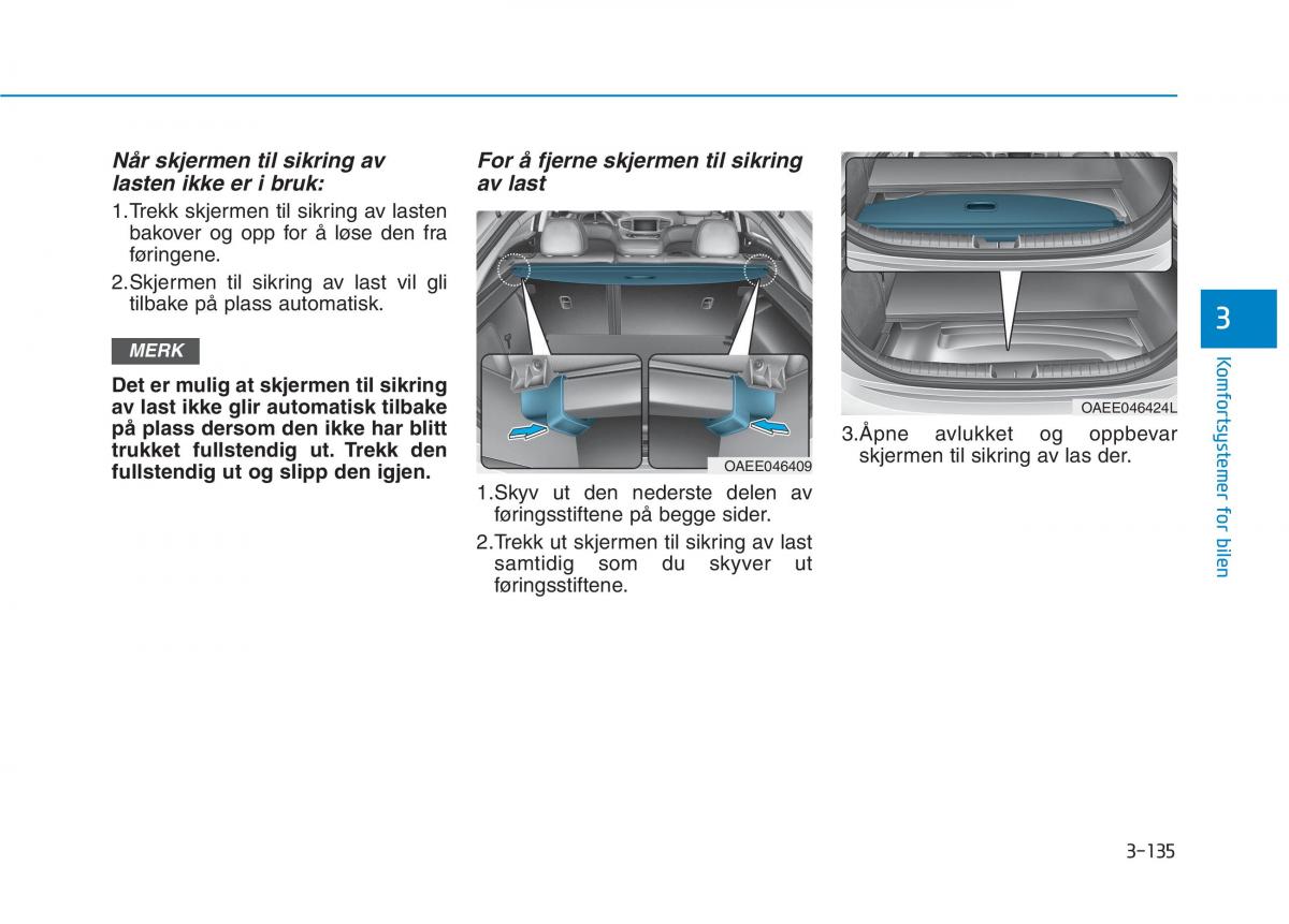 Hyundai Ioniq Electric bruksanvisningen / page 280