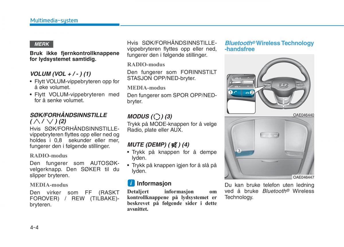 Hyundai Ioniq Electric bruksanvisningen / page 284