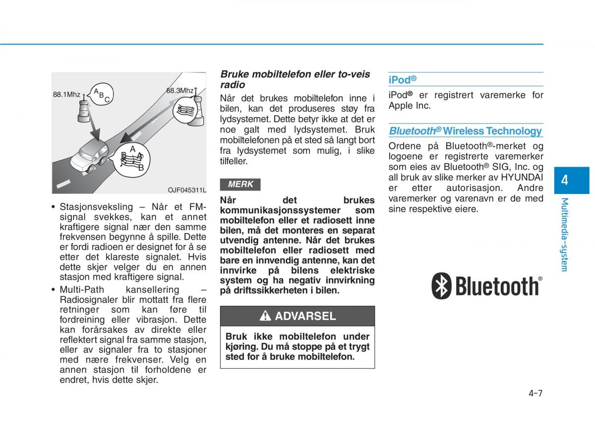 Hyundai Ioniq Electric bruksanvisningen / page 287