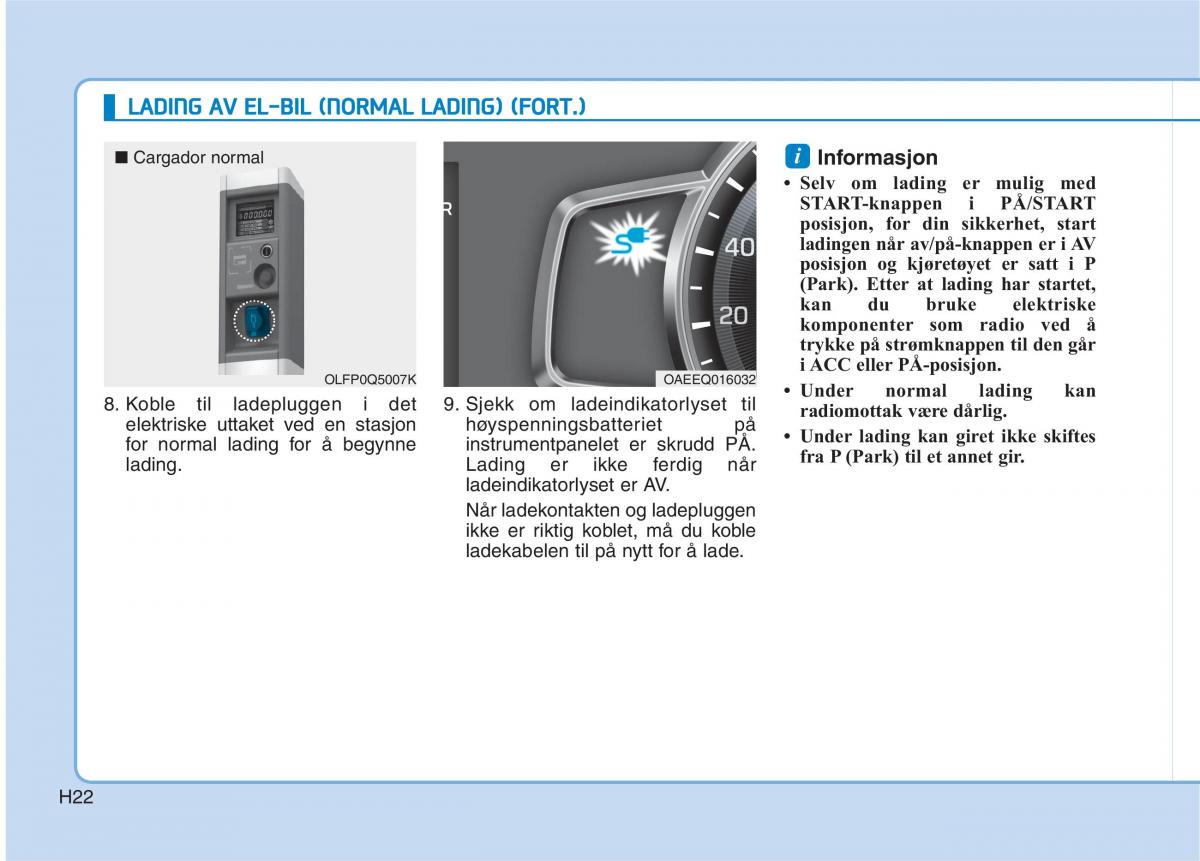 Hyundai Ioniq Electric bruksanvisningen / page 29