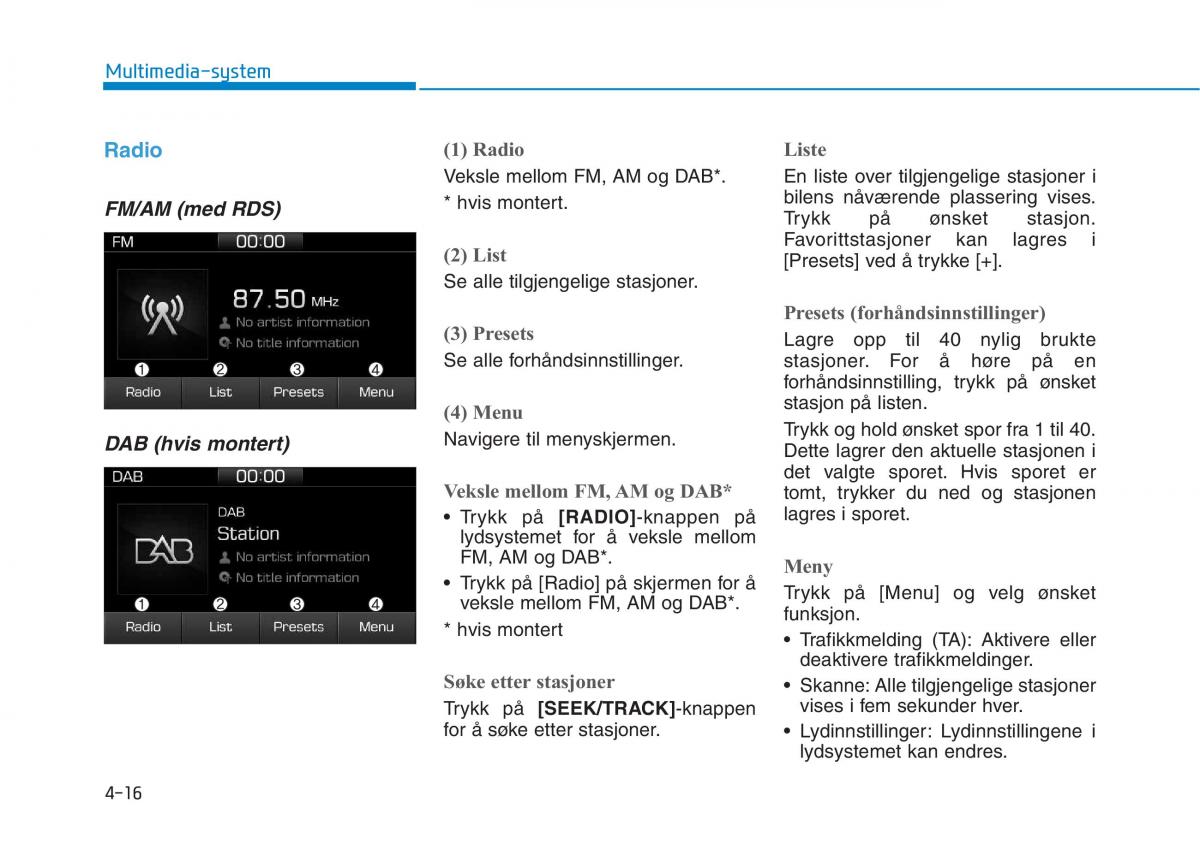 Hyundai Ioniq Electric bruksanvisningen / page 296