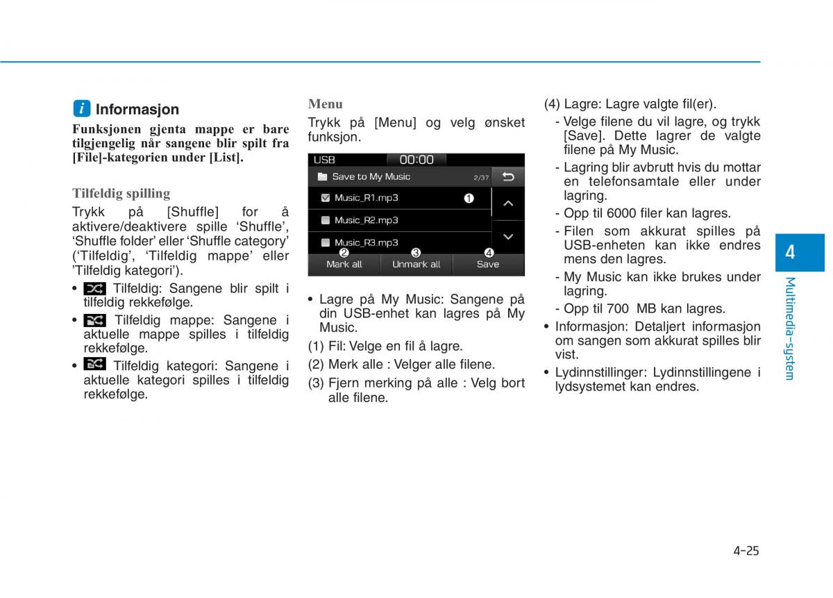 Hyundai Ioniq Electric bruksanvisningen / page 305