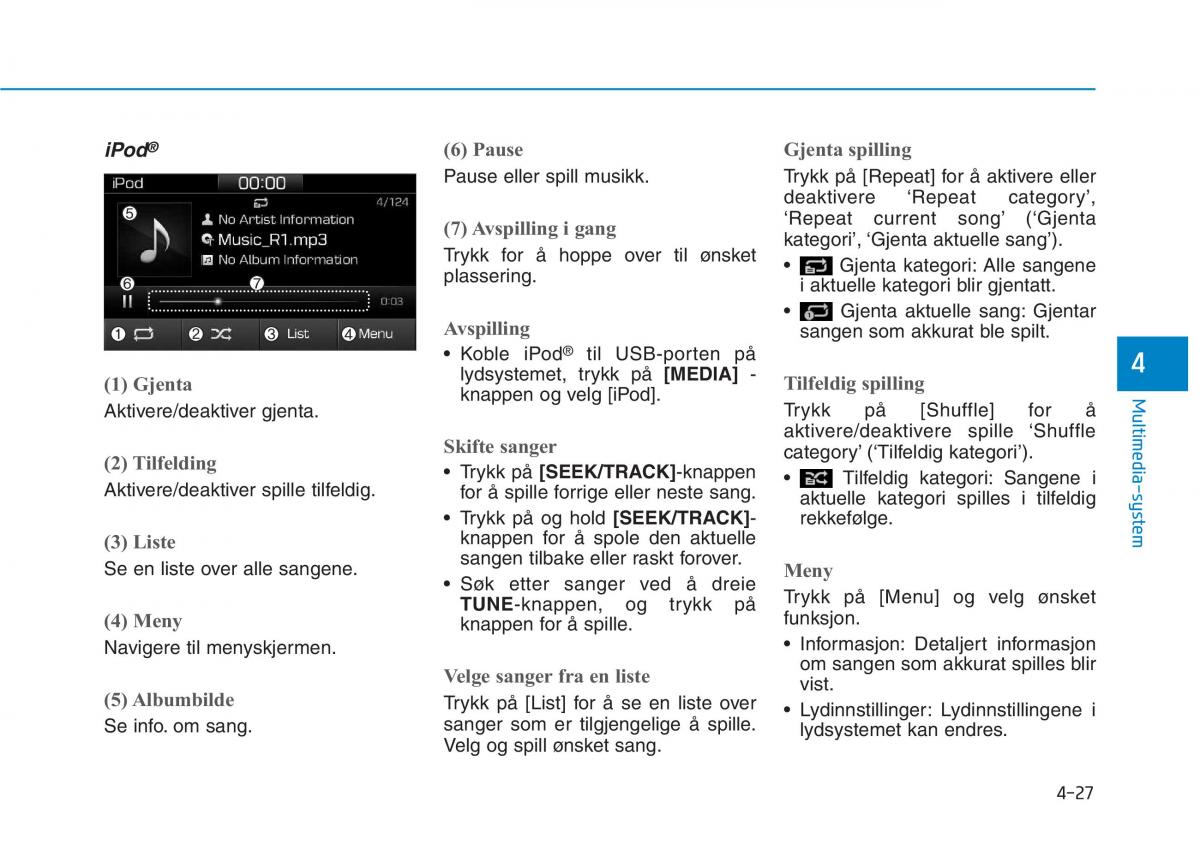 Hyundai Ioniq Electric bruksanvisningen / page 307