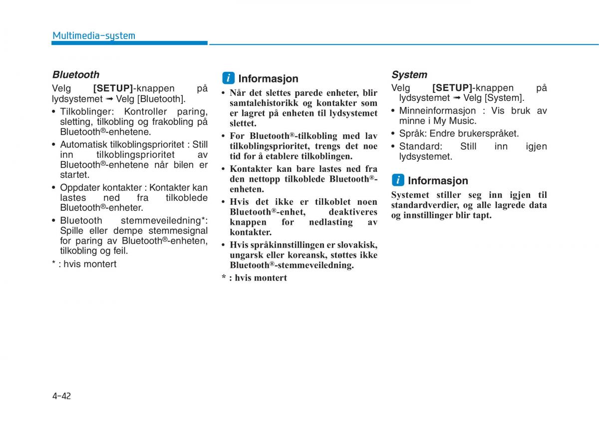 Hyundai Ioniq Electric bruksanvisningen / page 322