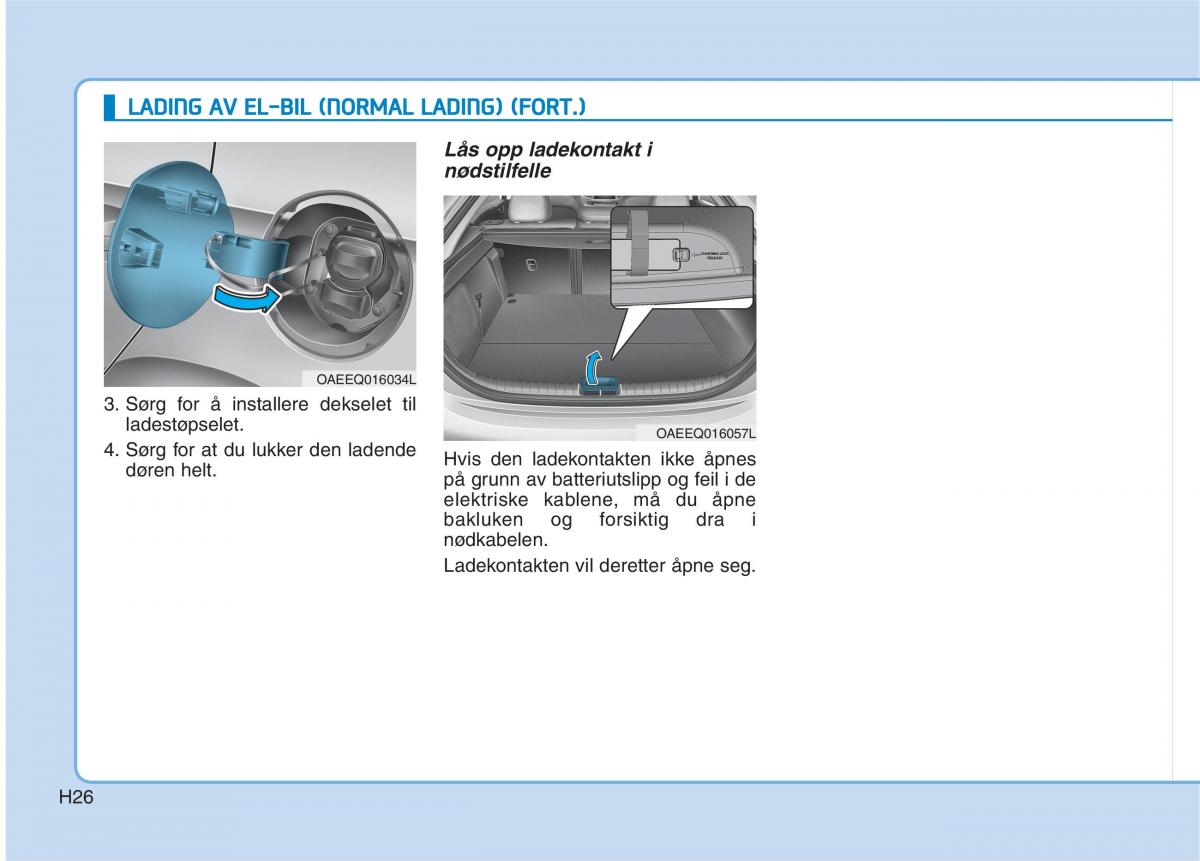 Hyundai Ioniq Electric bruksanvisningen / page 33