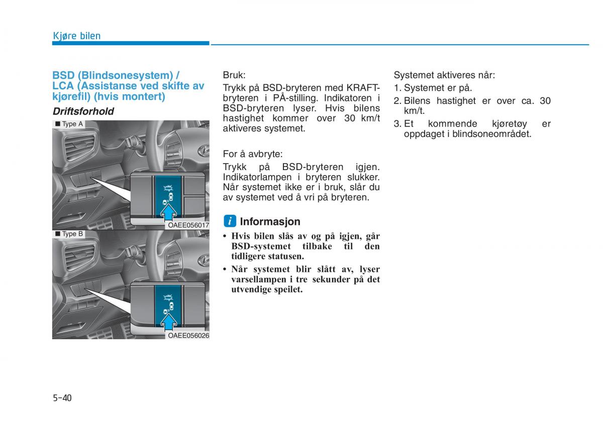 Hyundai Ioniq Electric bruksanvisningen / page 364