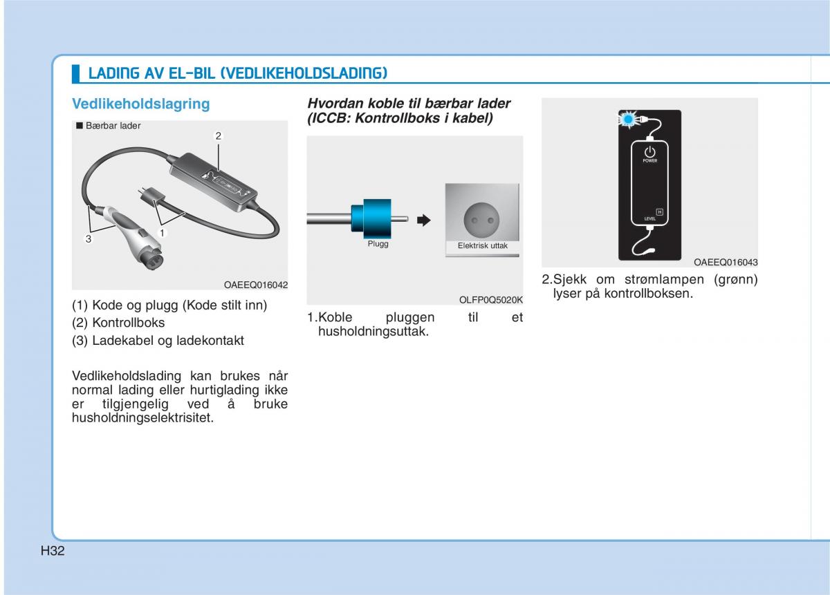 Hyundai Ioniq Electric bruksanvisningen / page 39