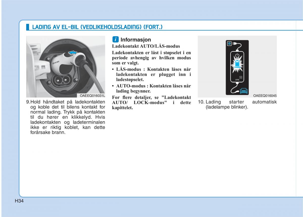 Hyundai Ioniq Electric bruksanvisningen / page 41