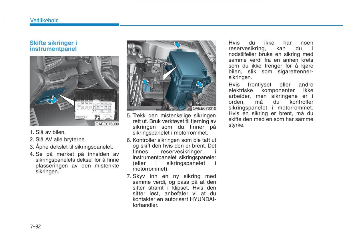 Hyundai Ioniq Electric bruksanvisningen / page 477