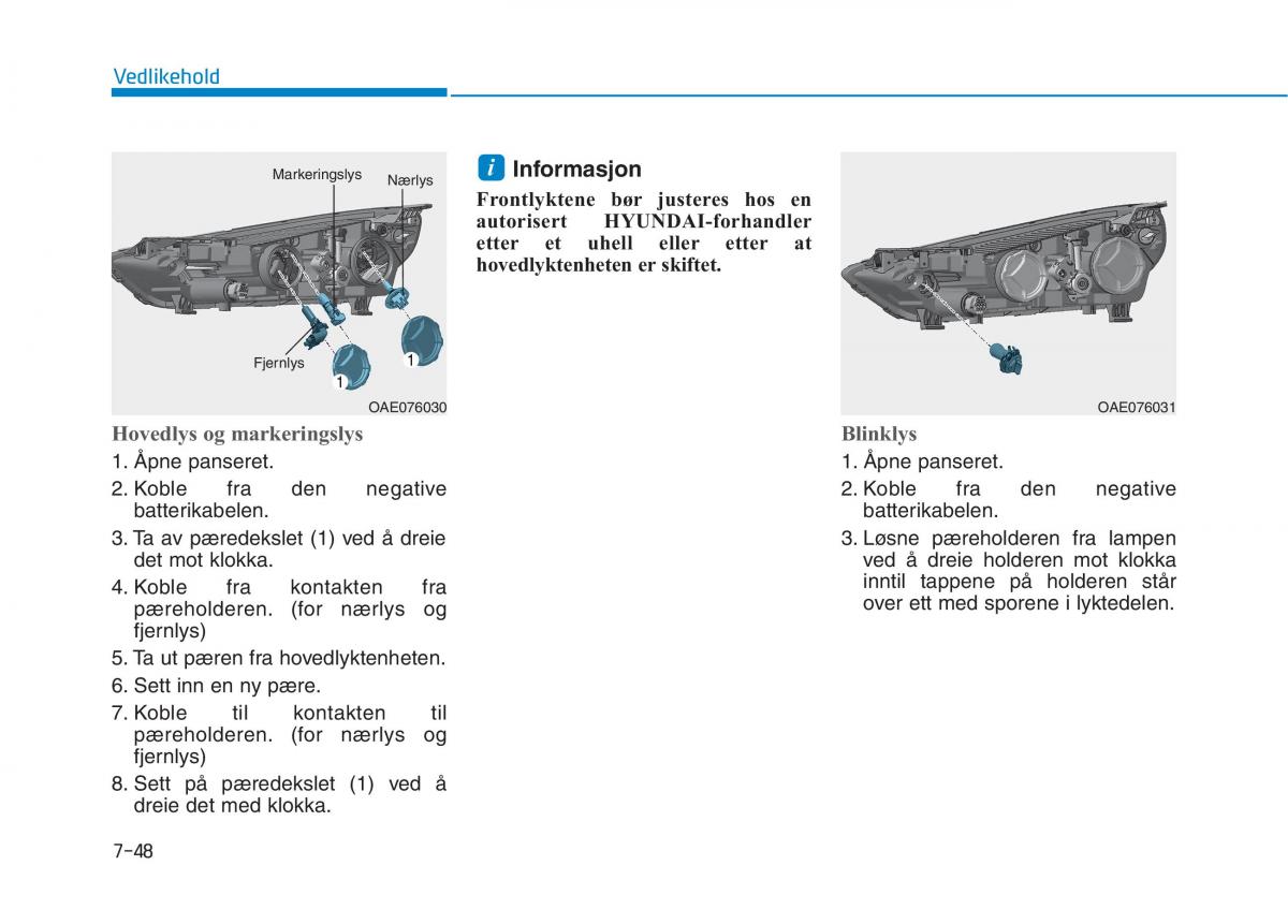 Hyundai Ioniq Electric bruksanvisningen / page 493