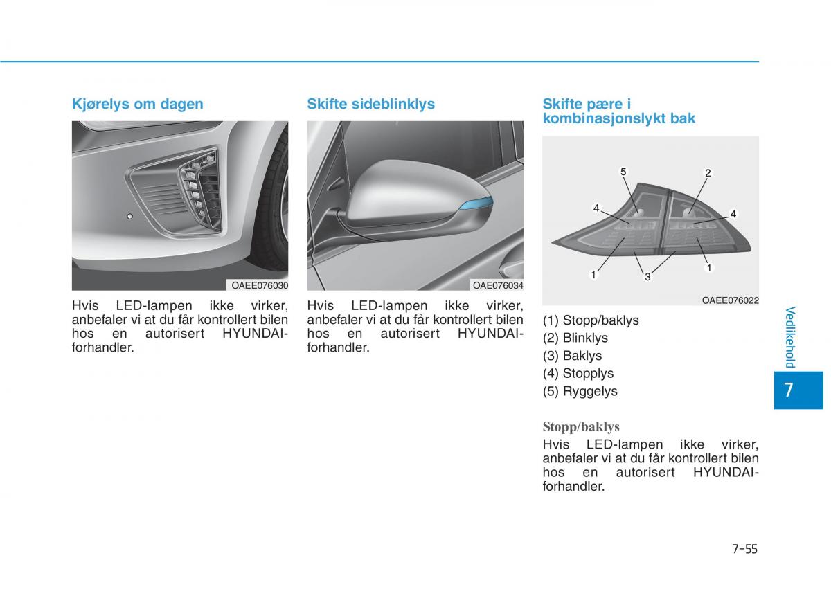 Hyundai Ioniq Electric bruksanvisningen / page 500