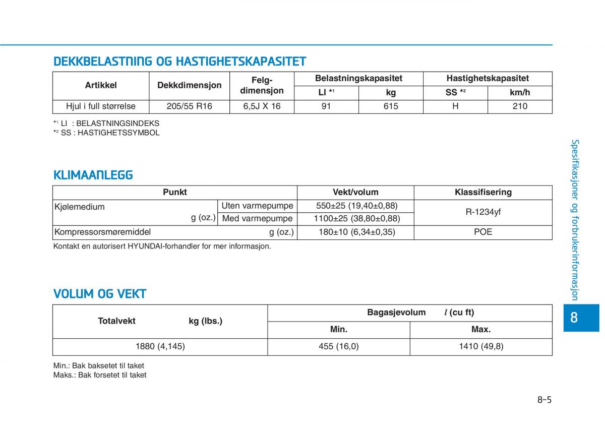 Hyundai Ioniq Electric bruksanvisningen / page 517