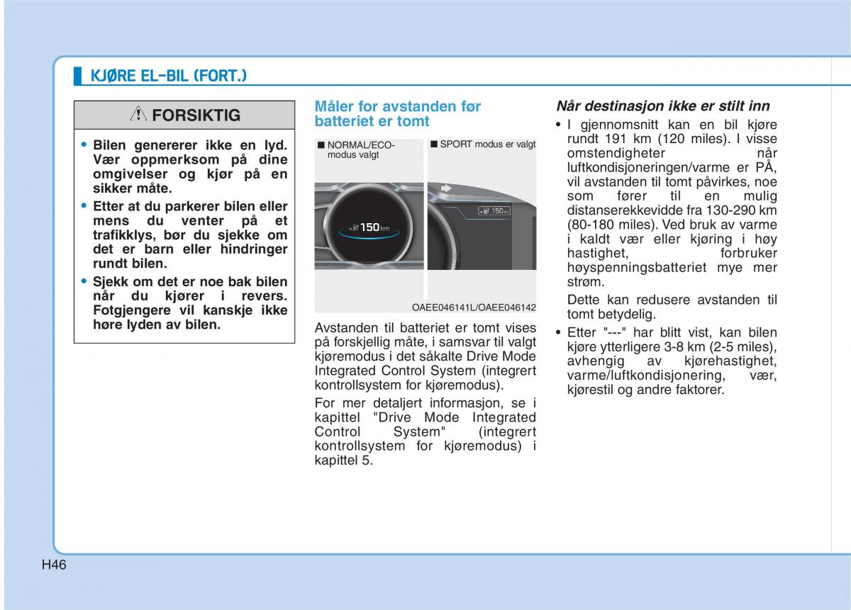 Hyundai Ioniq Electric bruksanvisningen / page 53