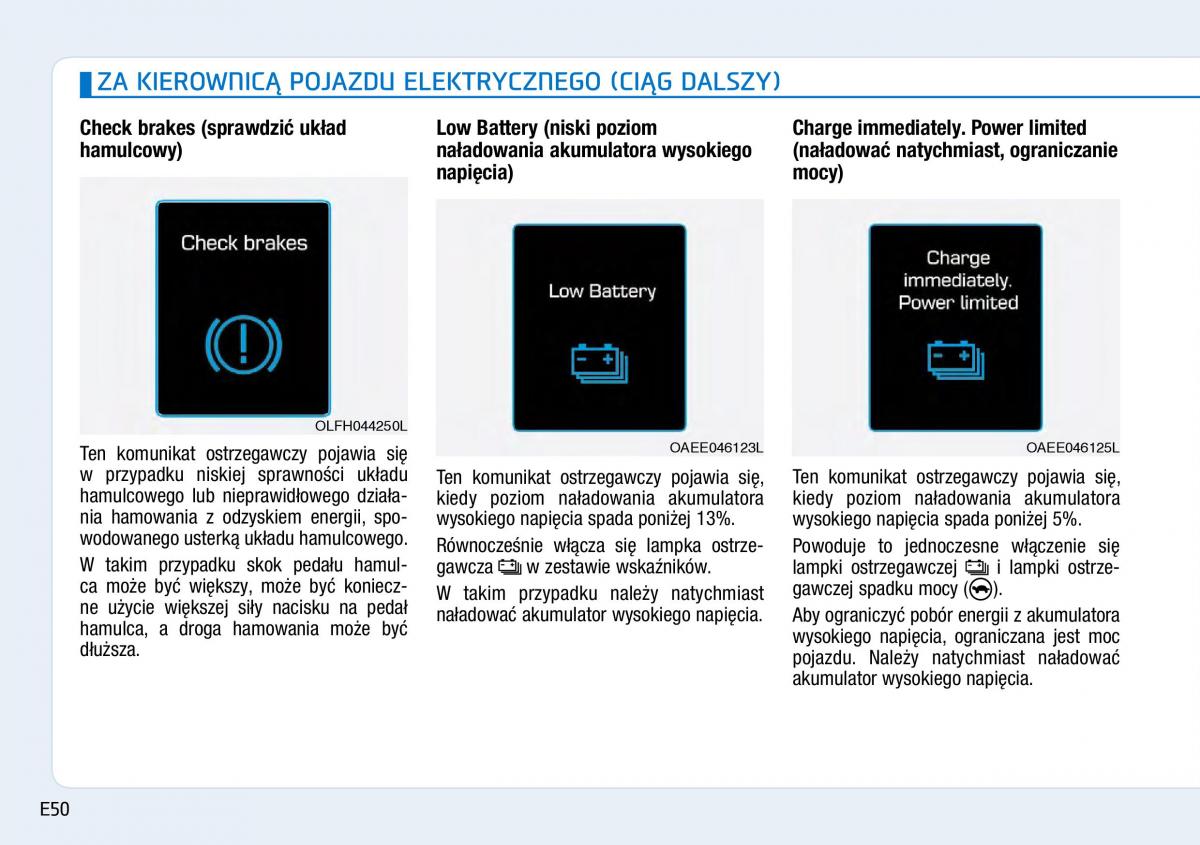 Hyundai Ioniq Electric instrukcja obslugi / page 58