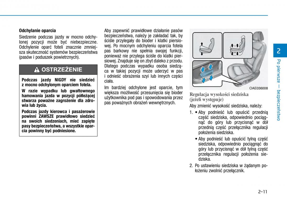 Hyundai Ioniq Electric instrukcja obslugi / page 85