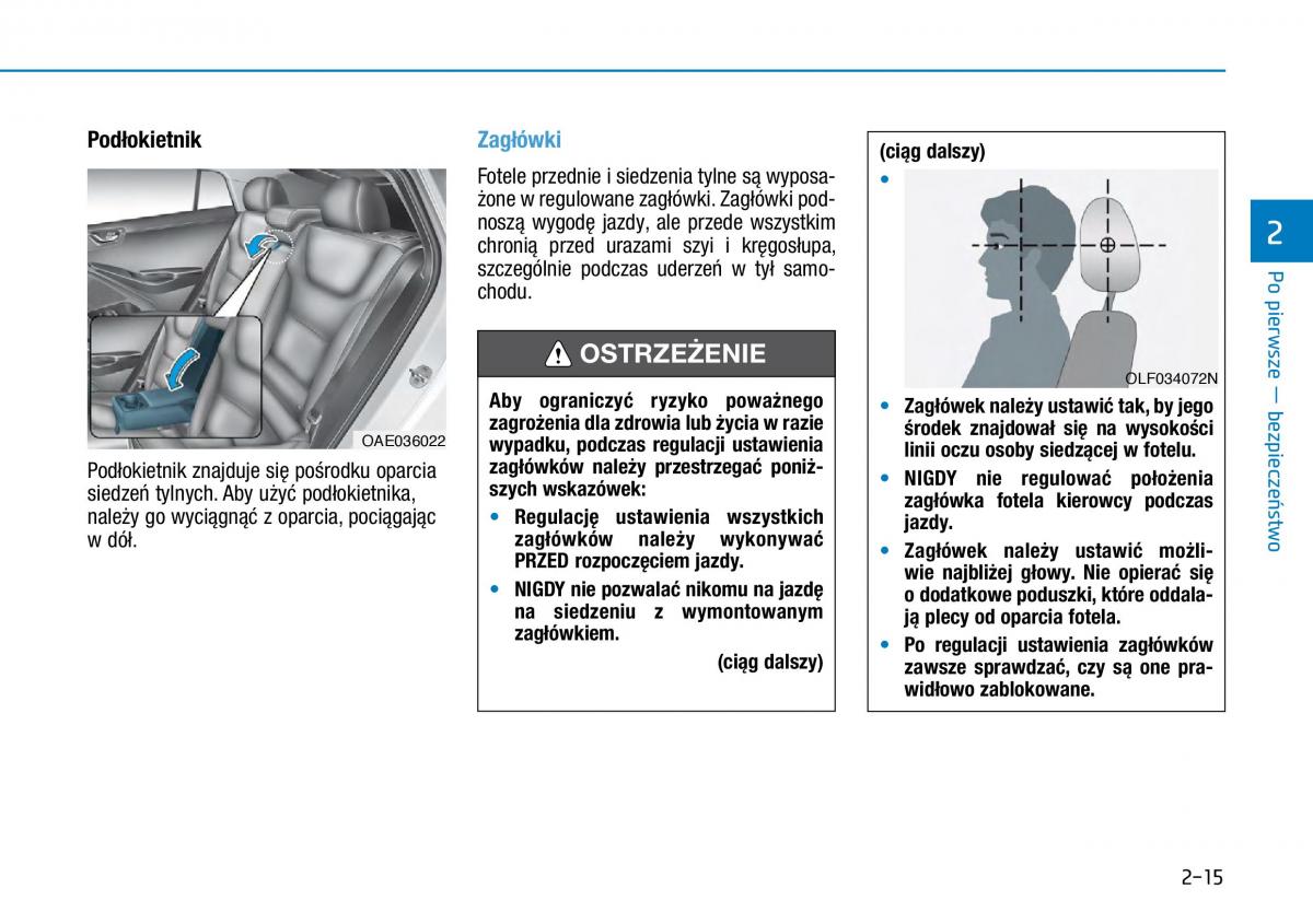 Hyundai Ioniq Electric instrukcja obslugi / page 89