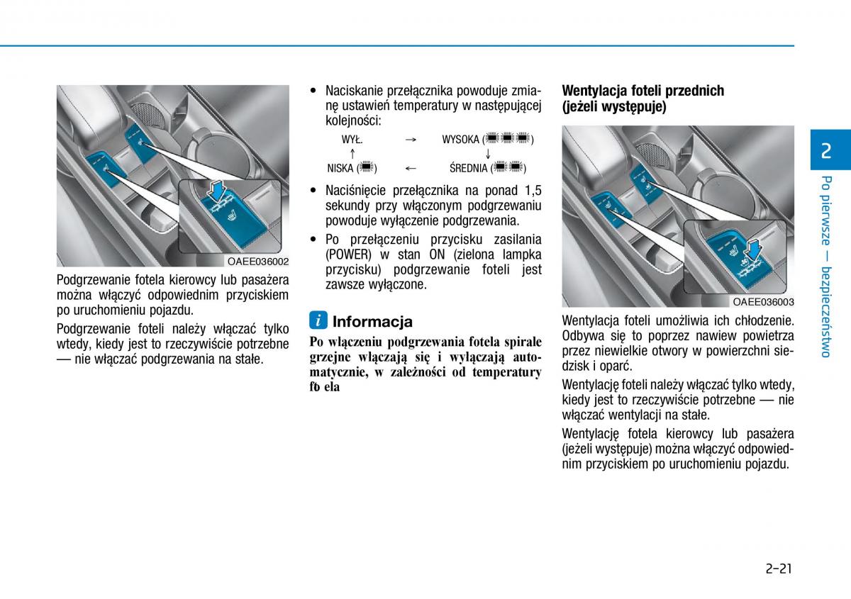 Hyundai Ioniq Electric instrukcja obslugi / page 95