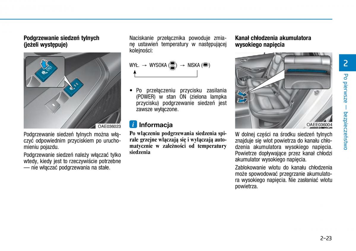 Hyundai Ioniq Electric instrukcja obslugi / page 97