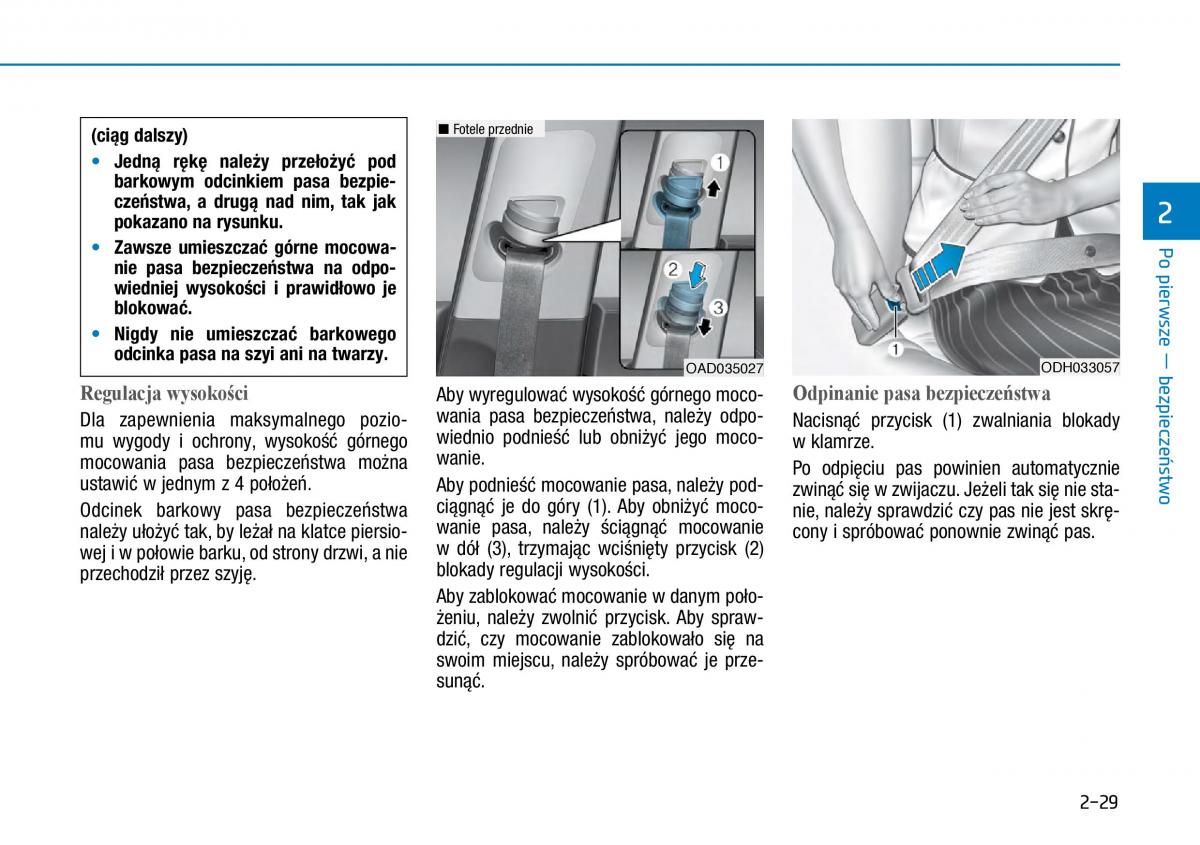 Hyundai Ioniq Electric instrukcja obslugi / page 103