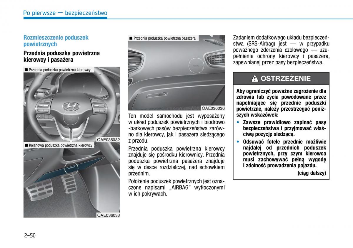 Hyundai Ioniq Electric instrukcja obslugi / page 124