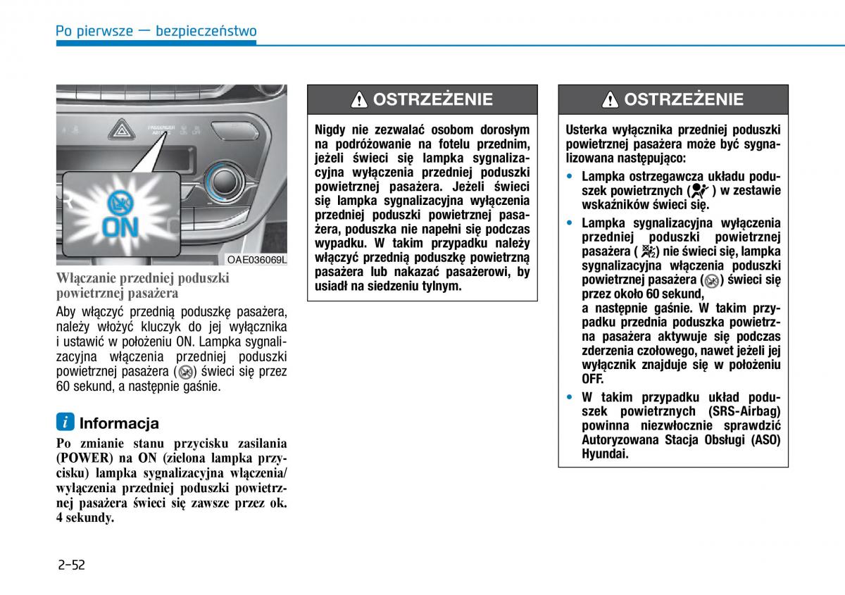 Hyundai Ioniq Electric instrukcja obslugi / page 126