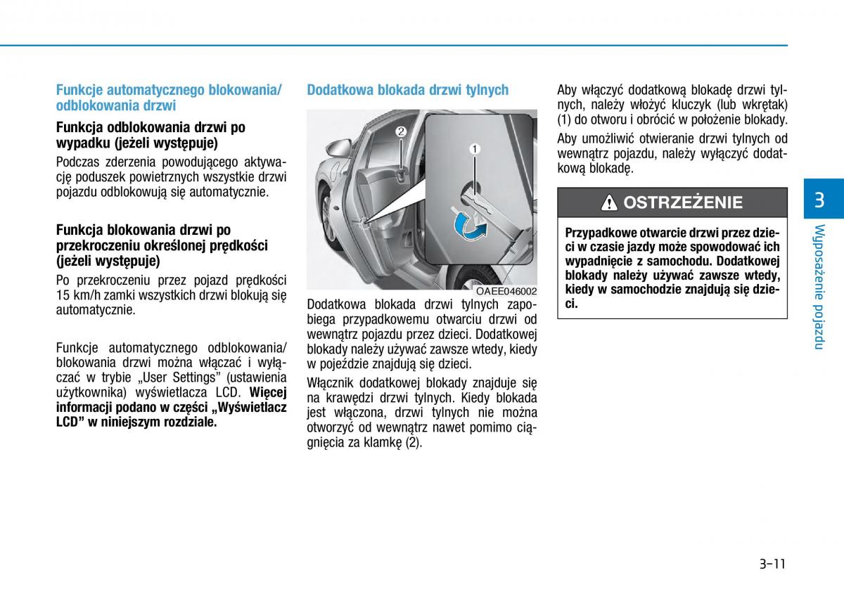 Hyundai Ioniq Electric instrukcja obslugi / page 153