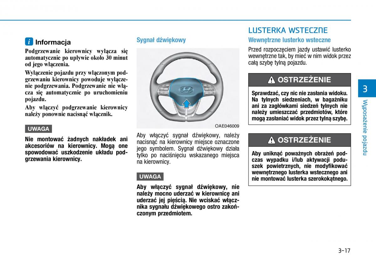 Hyundai Ioniq Electric instrukcja obslugi / page 159