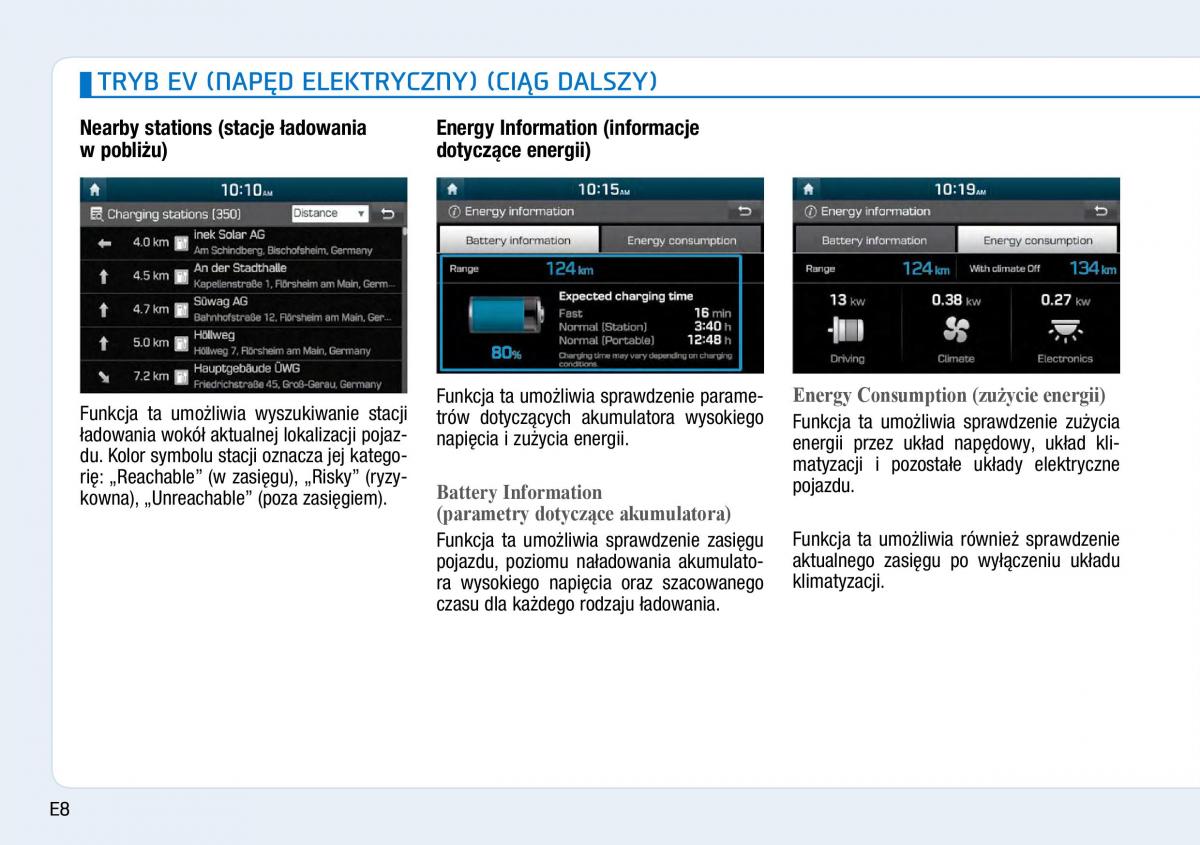 Hyundai Ioniq Electric instrukcja obslugi / page 16