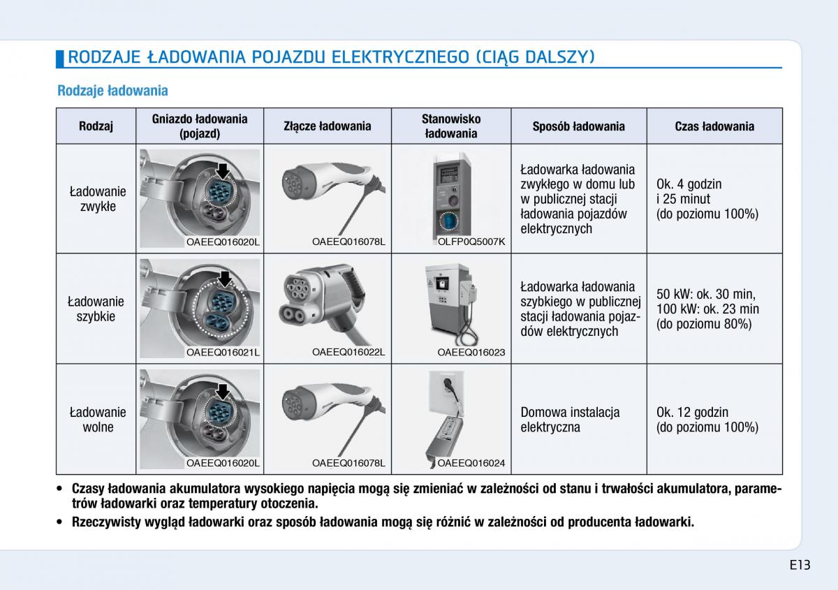 Hyundai Ioniq Electric instrukcja obslugi / page 21