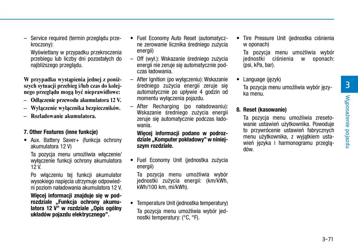 Hyundai Ioniq Electric instrukcja obslugi / page 213