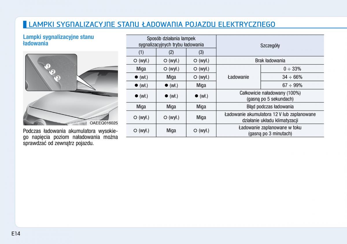 Hyundai Ioniq Electric instrukcja obslugi / page 22