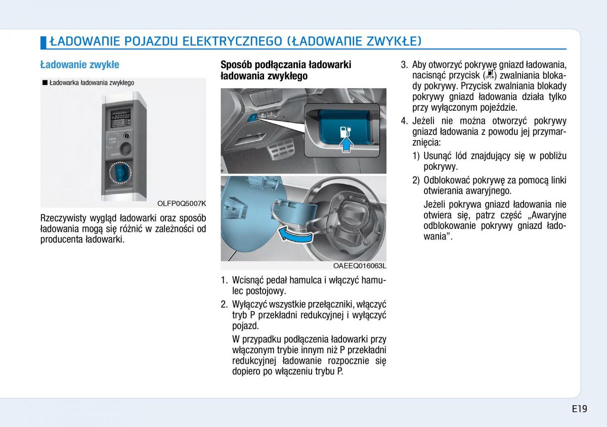 Hyundai Ioniq Electric instrukcja obslugi / page 27