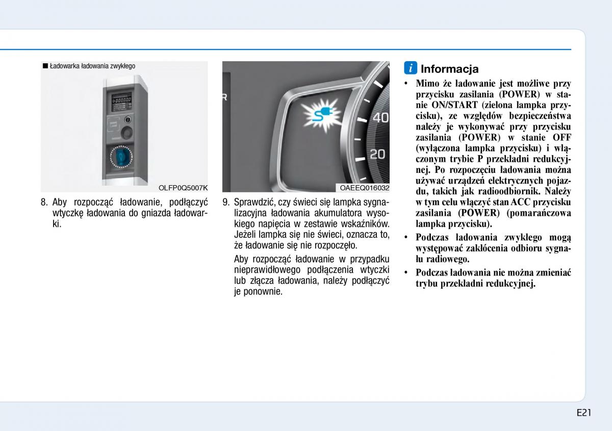 Hyundai Ioniq Electric instrukcja obslugi / page 29