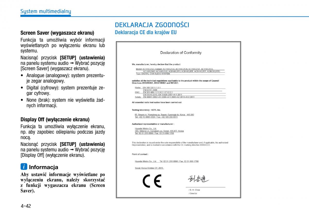 Hyundai Ioniq Electric instrukcja obslugi / page 310