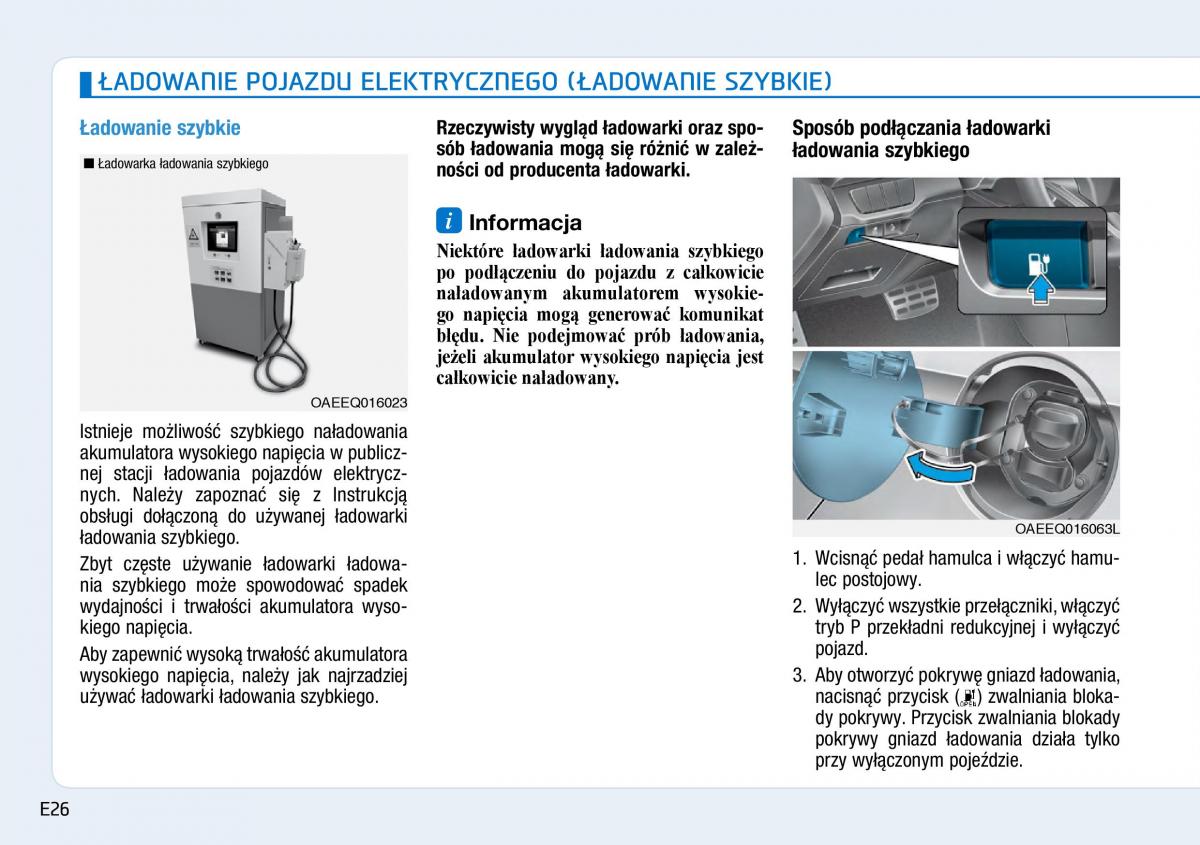 Hyundai Ioniq Electric instrukcja obslugi / page 34