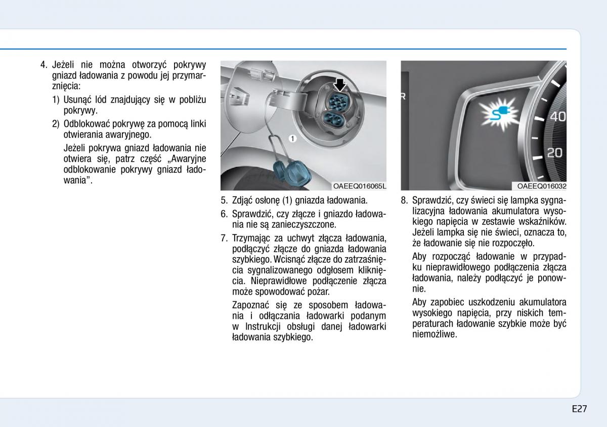 Hyundai Ioniq Electric instrukcja obslugi / page 35