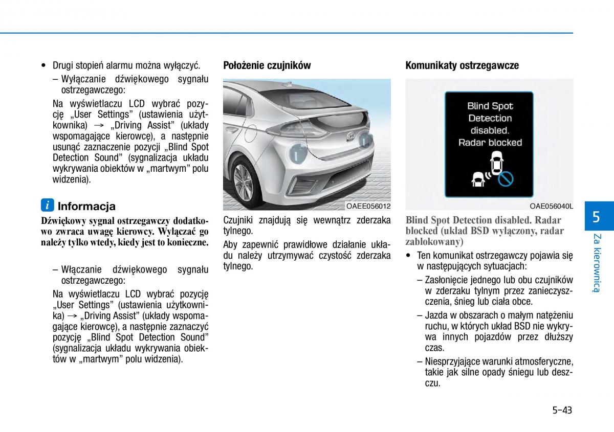 Hyundai Ioniq Electric instrukcja obslugi / page 353