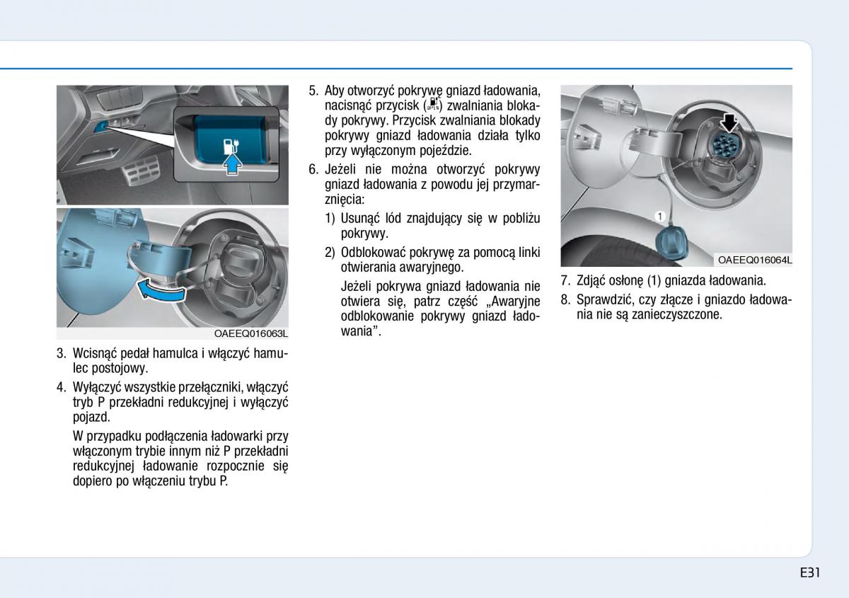 Hyundai Ioniq Electric instrukcja obslugi / page 39