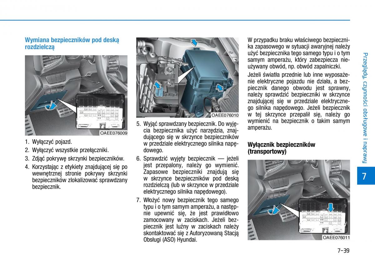 Hyundai Ioniq Electric instrukcja obslugi / page 476