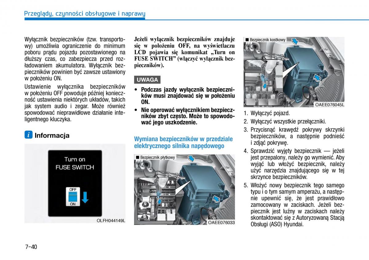 Hyundai Ioniq Electric instrukcja obslugi / page 477