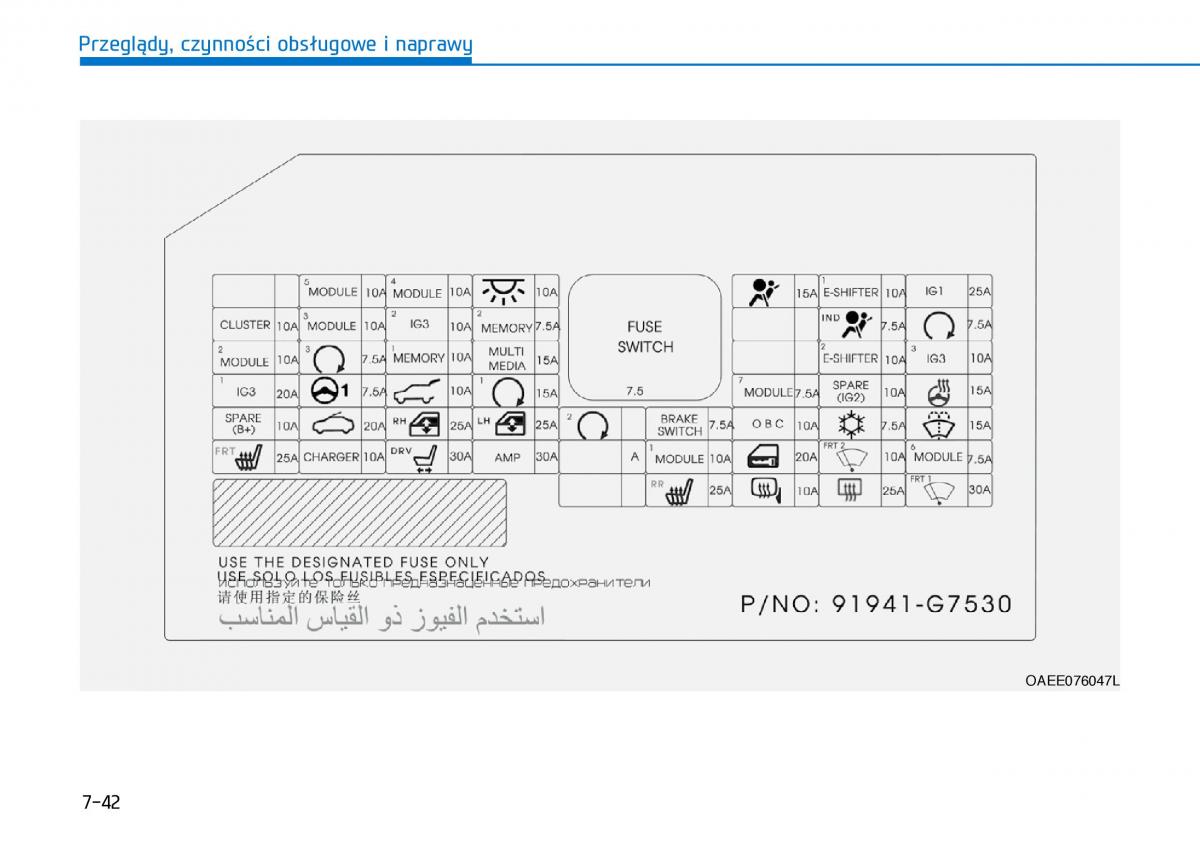 Hyundai Ioniq Electric instrukcja obslugi / page 479