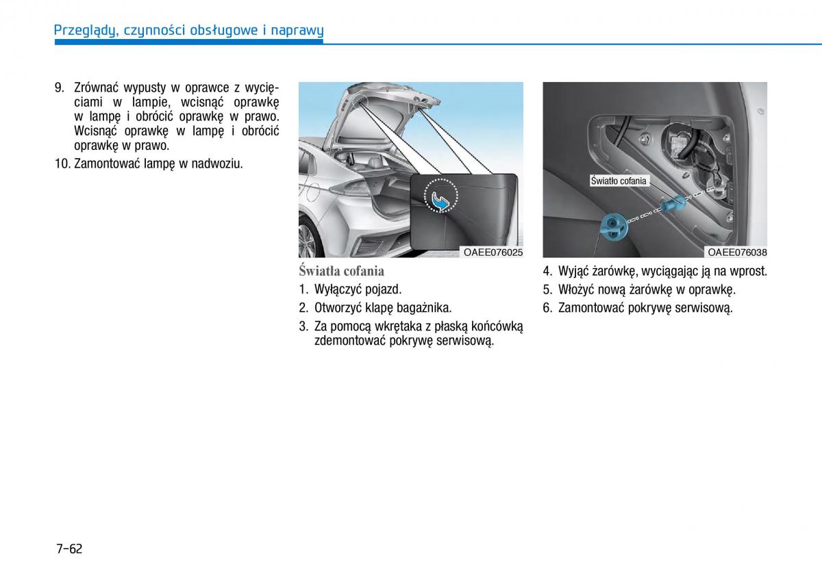 Hyundai Ioniq Electric instrukcja obslugi / page 499