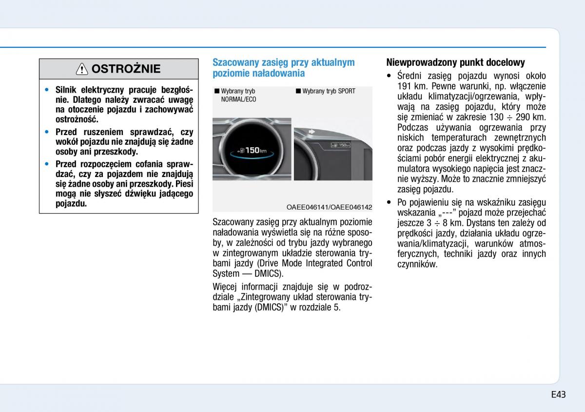 Hyundai Ioniq Electric instrukcja obslugi / page 51