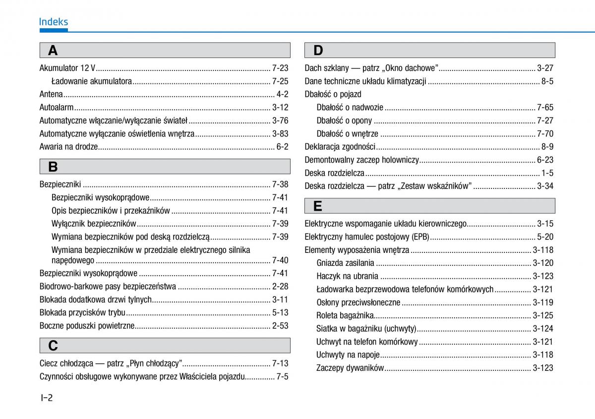 Hyundai Ioniq Electric instrukcja obslugi / page 519