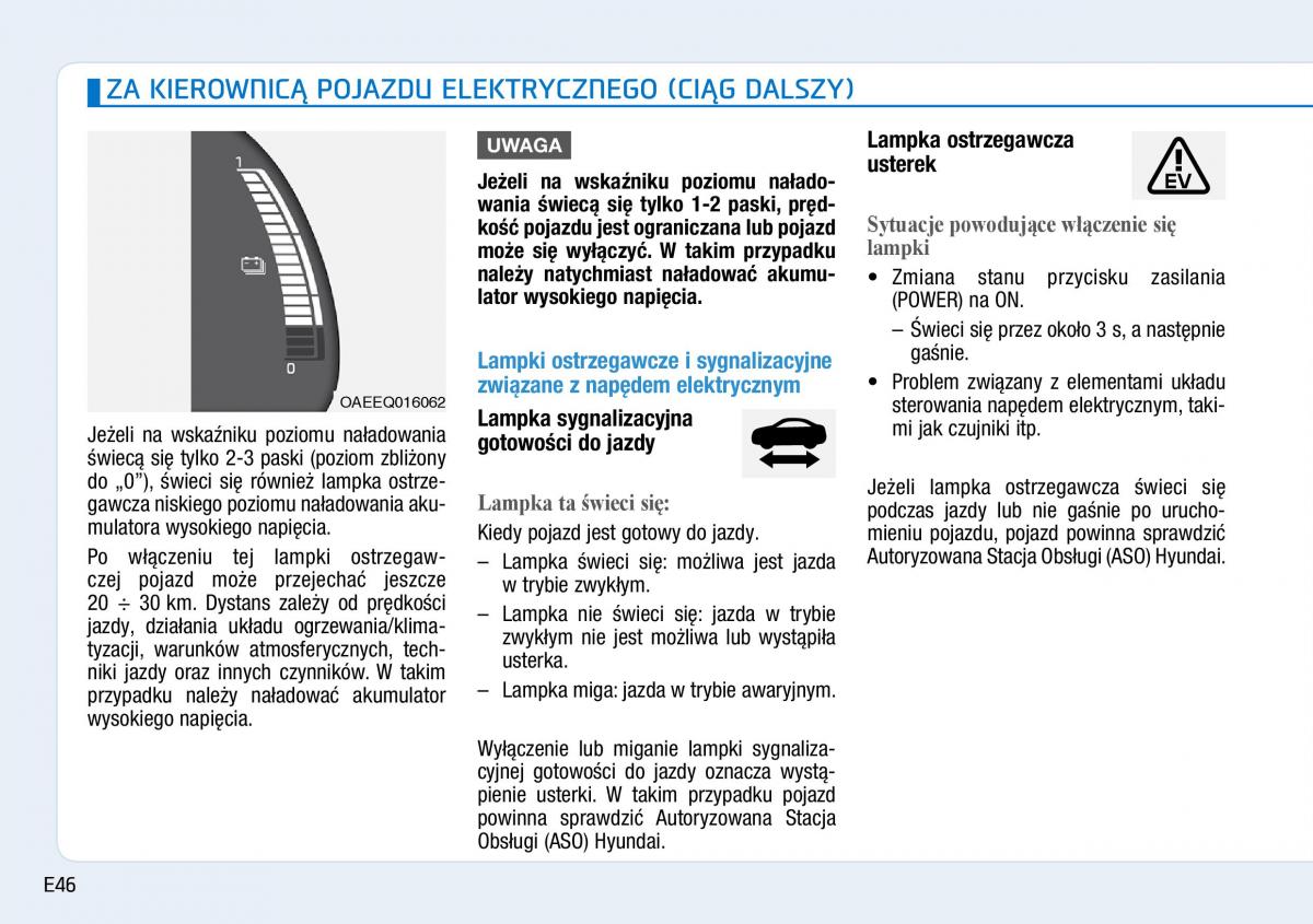 Hyundai Ioniq Electric instrukcja obslugi / page 54