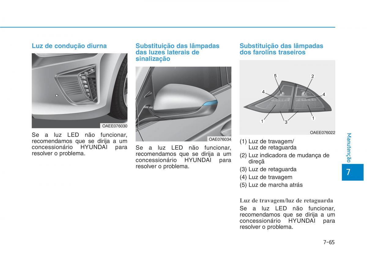 Hyundai Ioniq Electric manual del propietario / page 551