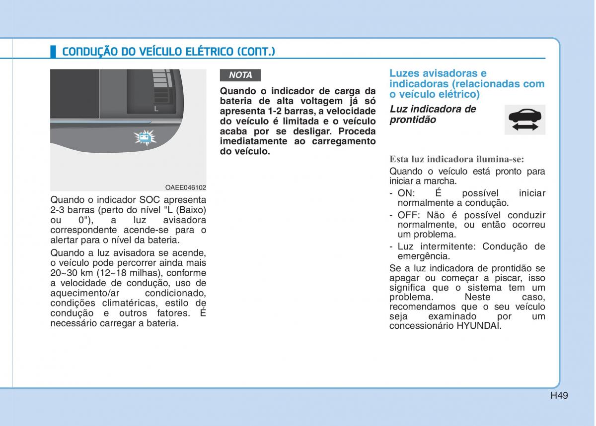 Hyundai Ioniq Electric manual del propietario / page 58