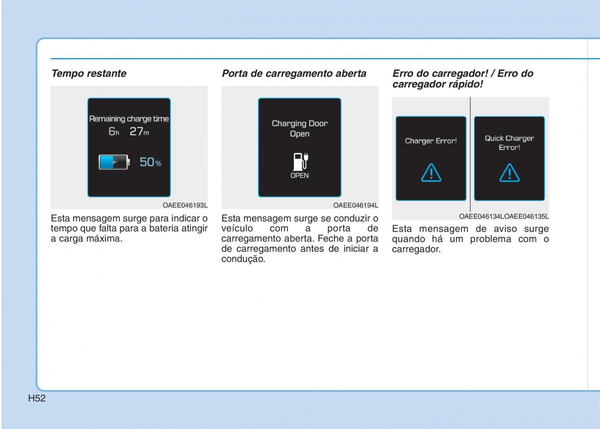 Hyundai Ioniq Electric manual del propietario / page 61