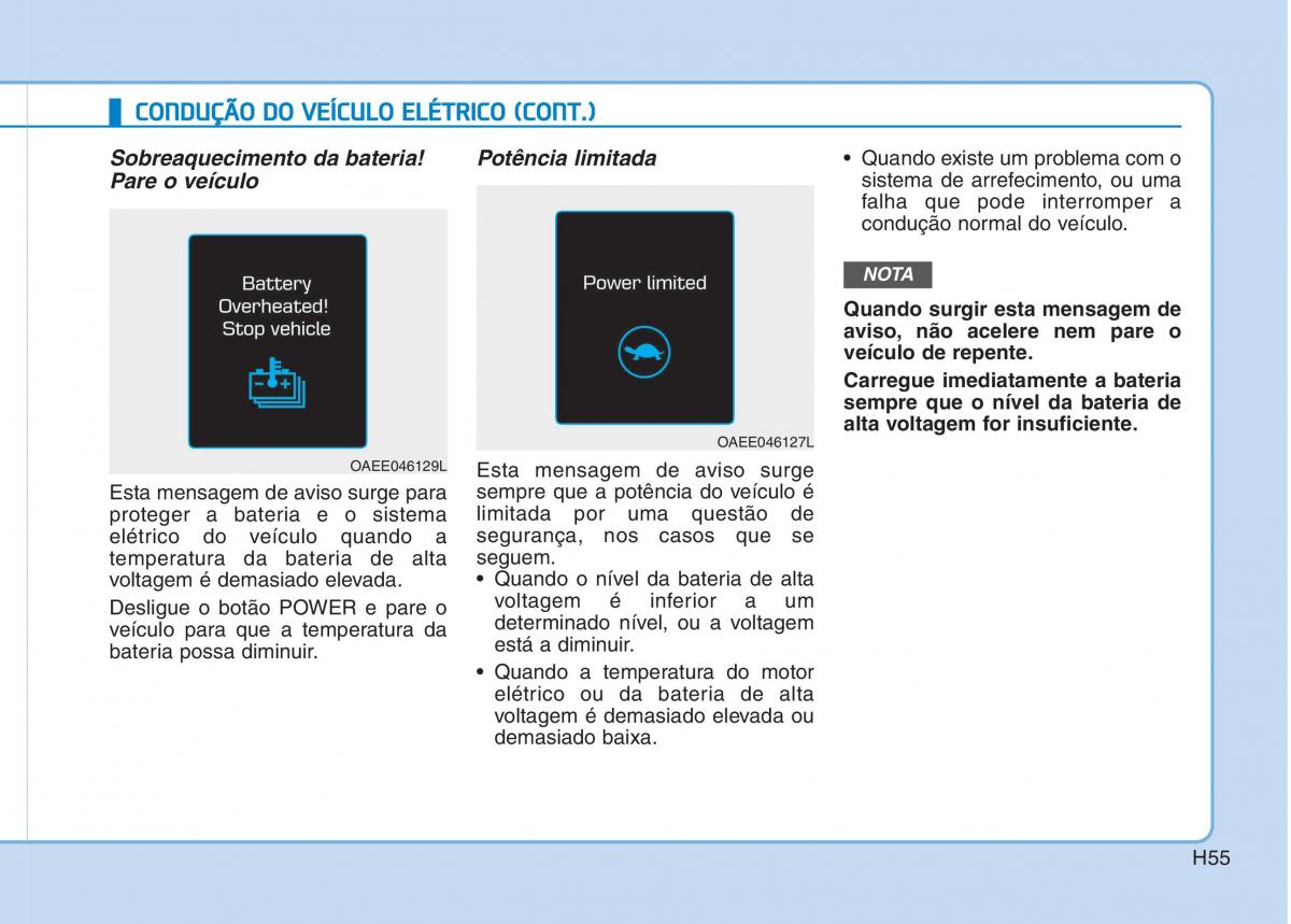 Hyundai Ioniq Electric manual del propietario / page 64